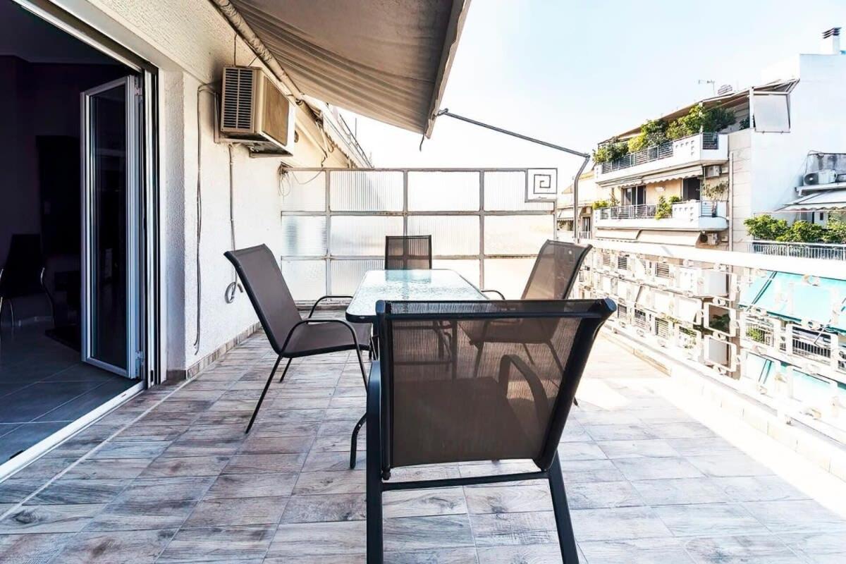 Topfloor Central Apt With Urban Views,3' To Metro Atina Dış mekan fotoğraf
