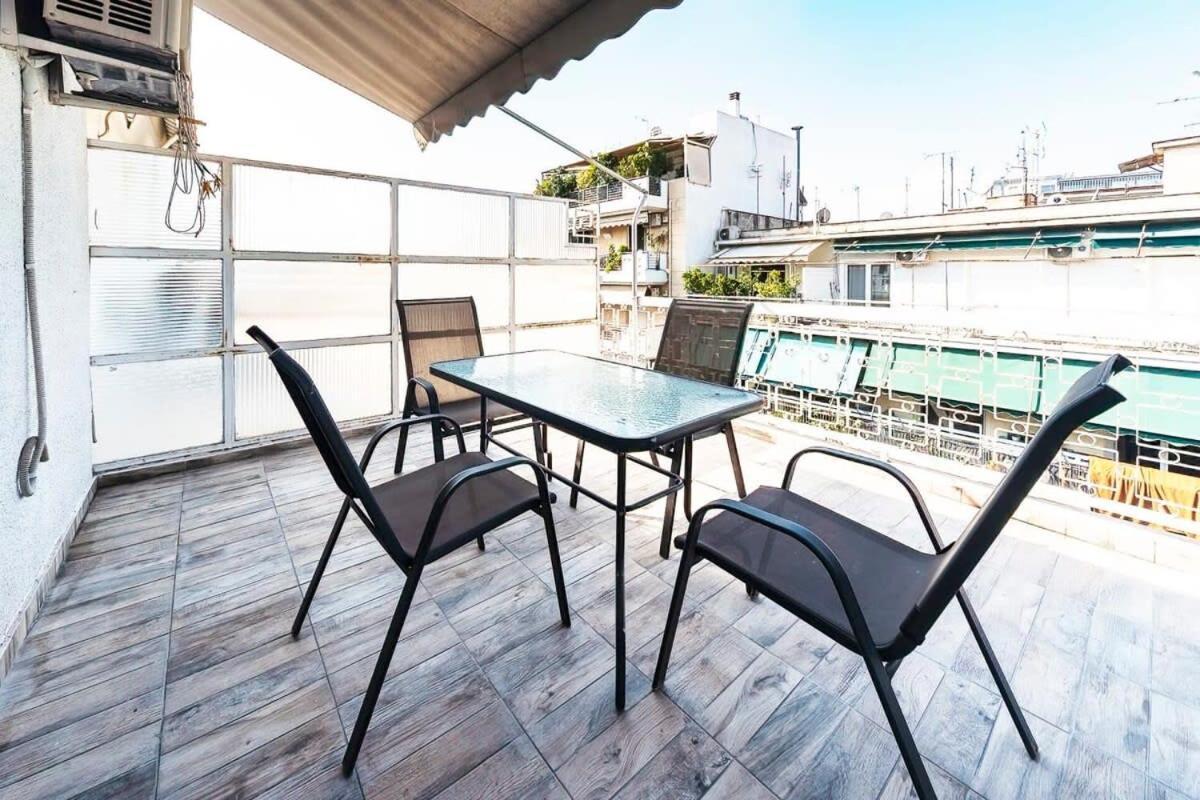 Topfloor Central Apt With Urban Views,3' To Metro Atina Dış mekan fotoğraf